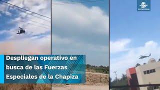 Con helicóptero artillado, Marina despliega operativo en El Fuerte, Sinaloa