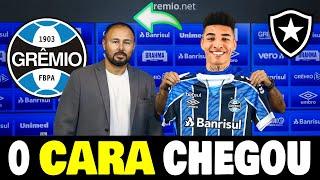  EXPLODIU AGORA! MAIOR REFORÇO DO GRÊMIO! CHORA BOTAFOGO! ÚLTIMAS NOTÍCIAS DO GRÊMIO HOJE