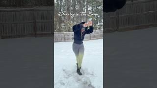 Dancing in The Snow is Such a Vibe!