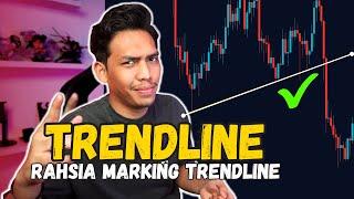 Belajar Forex Siri 11 | Teknik Rahsia Untuk Marking Trendline Dengan Betul !!