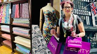 I went fabric shopping at Liberty London! Colorful prints fabric haul