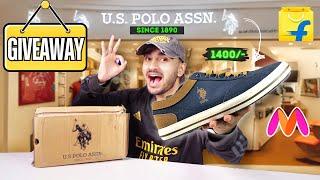 GIVEAWAY BEST SNEAKERS IN BIG BILLION DAYS USPA MONTON 4.0 SNEAKER |UNBOXING & REVIEW 