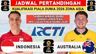 Jadwal Siaran Langsung Indonesia vs Australia 2025 - Jadwal Timnas Indonesia Live RCTI