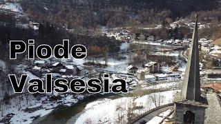 Piode Valsesia, cinematic drone video