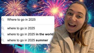 What is on a travel blogger's 2025 bucket list? 