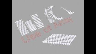 use of array in 3ds max | 3DS Max array animation Tutorial