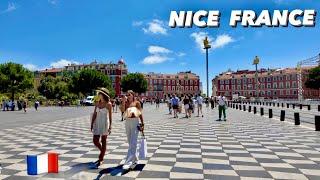  Nice France | French Riviera 4K Walk | Full Tour | Summer 2024