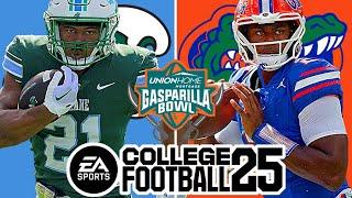 Tulane vs Florida - 12/20/24 Gasparilla Bowl Simulation (No Opt-Outs or Transfers)