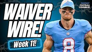 Fantasy Gold! Week 11 Waiver Wire Gems + Shocking Week 10 Duds!