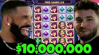 Adin Ross & Drake Wins $10,000,000 In High Stake Gambling!