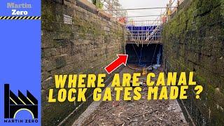 Where are canal lock gates made ?