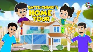 Gattu Chinki's Home Tour | Animated Stories | English Cartoon | Moral Stories | PunToon Kids