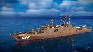 Modern Warships: Cn Type 071 NewAssault Landing Ship At Ranked Store Gameplay and Review