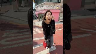 Surprising my sister with a new bag at her favorite store in Korea 