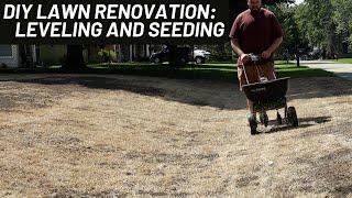 Lawn Renovation: Leveling and Seeding for a Lush, Green Lawn