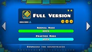 GEOMETRY DASH ORIGINAL ALL FULL VERSION LEVEL 1-21 [100%] [ALL COINS]