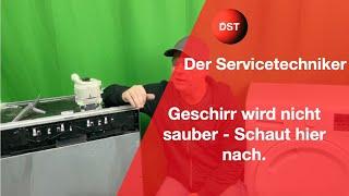 Geschirr wird nicht sauber - Schaut hier nach.