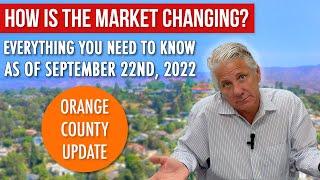 How is the Market Changing?: OC Housing Update (9/22/22)