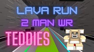 Lava Run 2 man WR with Teddies | 2:24 left | krunker.io | tgferer and Wanderot