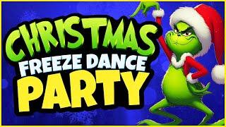 Christmas Freeze Dance Party  Grinch Brain Break  Andy's Coming  Floor is Hot Cocoa