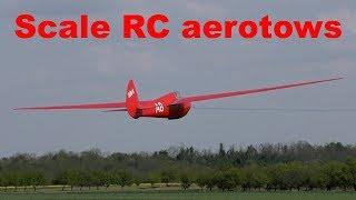 Scale RC glider aerotows Syrovice 2018