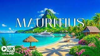 Mauritius 8K UHD: Explore Tropical Paradise, Pristine Beaches & Lush Landscapes with Soothing Music