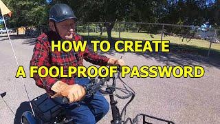 HOW TO CREATE A FOOLPROOF PASSWORD