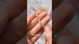 슈가데코에서신상DIY키트가 출시됐어요!슈가데코 따라 아기자기~예쁜 비즈꽃반지 같이 만들어봐요!#비즈꽃반지 #비즈반지만들기 #beadsring #diyring