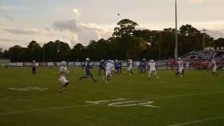 Titusville High School WR Tommy Mack (#12) Catches TD vs Satellite