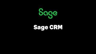 Sage CRM: Creating and Editing Views