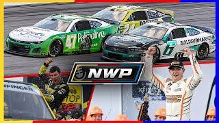 NWP LIVE - Stenhouse STEALS THE SHOW! | Talladega Race Review | 28 Car HUGE Wreck at Dega