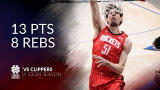 Boban Marjanovic 13 pts 8 rebs vs Clippers 23/24 season