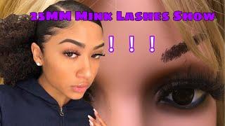 25MM Lashes Vendor Show You The 25MM Mink Strip Lashes