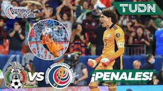 Tanda de penales ¡A LA FINAL! | México (5)-(4) Costa Rica | Nations League Semifinal | TUDN