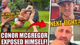 Conor McGregor MISTAKENLY reveals his toe during a video and fans catch the lies, Alex Pereira