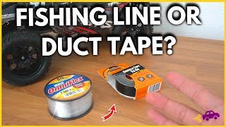 How To Stop RC Tires Ballooning - Duct Tape vs. Fishing Line