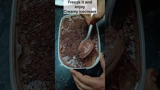 Banana chocolate ice-cream #banana #icecream #chocolate #healthy #food #recipe #trendingshorts