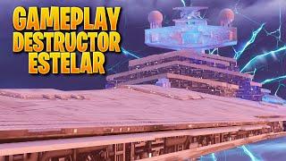 GAMEPLAY DEL DESTRUCTOR ESTELAR FORTNITE - COMO USAR EL DESTRUCTOR ESTELAR DE FORTNITE