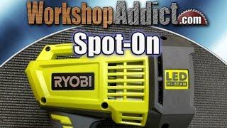 Ryobi 18 Volt ONE+ Dual Power LED Spotlight Review - P717