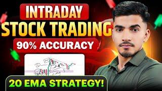 Intraday Stock Trading | 20 EMA Strategy to Capture Big Moves!