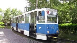 Новый звонок у трамвая 71-605 №1 в Краснотурьинске