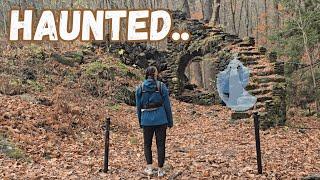 Spending Halloween Exploring A Haunted & Abandoned Castle in New Hampshire..