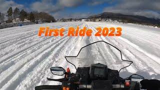 First Snowmobile Trail ride of the Season: 2015 Polaris Pro S 800