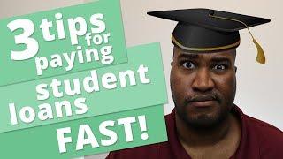 3 Tips for Paying off Student Loan Debt FAST | Thank You TFMJ Fans! | Dollar Dude