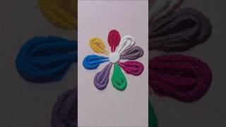 simple rangoli#shortvideo #hdrangoli #short feed#viralvideo
