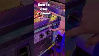 How to start a game on a pinball machine #arcade  #pei #retro #pinball #pinballorama  #gaming