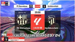 PES 2017 LaLiga Scoreboard 2023/24