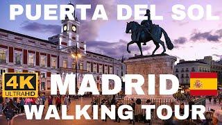 PUERTA DEL SOL MADRID SPAIN WALKING TOUR #madrid