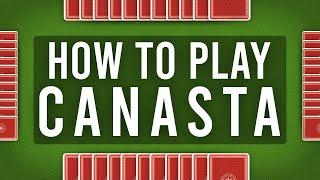 How to Play Canasta | canasta for beginners | canasta card game how to play