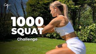 1000 Squat Challenge | at Home 1000 Bodyweight Squats Workout